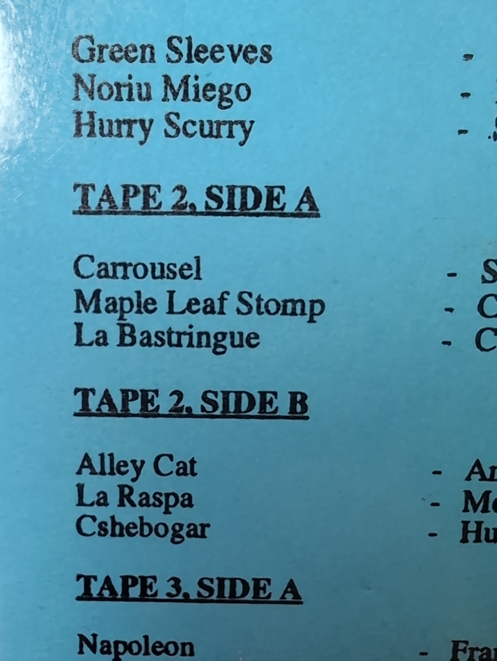 Dance Cassette Tapes - Girl Guides of Canada with instruction booklet - Picture 5 of 9